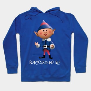 Rudolph Background Elf Hoodie